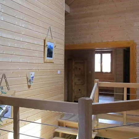 Magnificent Wooden With Sauna Chalet