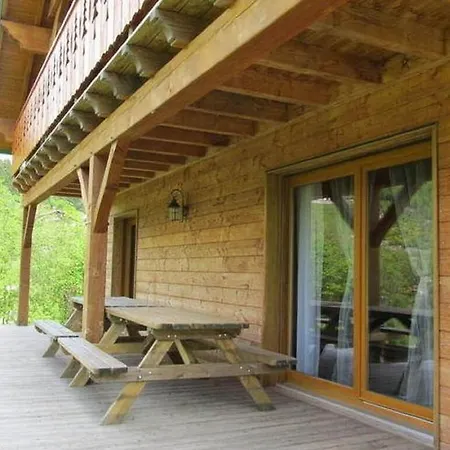 Magnificent Wooden With Sauna Chalet
